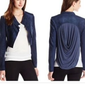 Bcbgmaxazria Cropped Suade Jacket